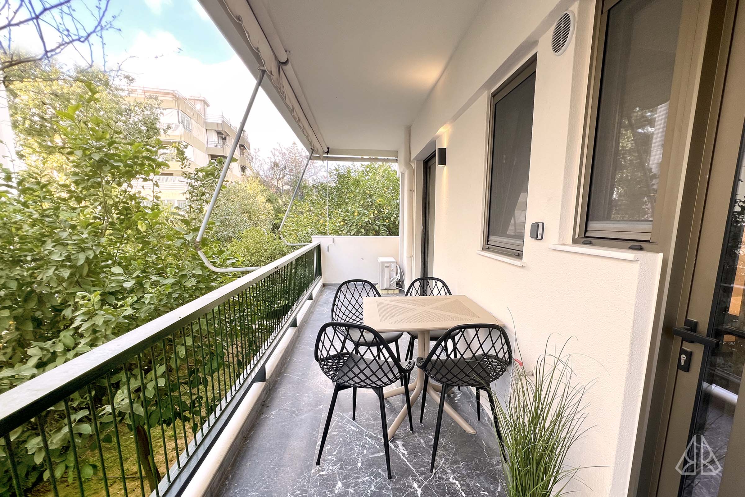 Private balcony